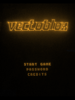 Vectrex homebrew game - Vectoblox
